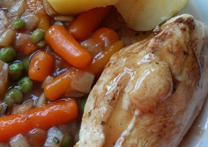 Vickys Simple Chicken Casserole, GF DF EF SF NF