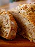 No Yeast Whole Wheat Bread with Cheese
