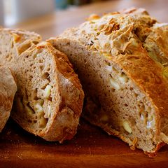 A picture of No Yeast Whole Wheat Bread with Cheese.