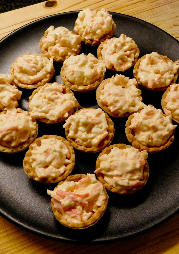 Una foto de Mini tartaletas de surimi