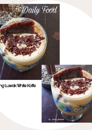 Foto resep Menu buka puasa : Es Puding Coklat Luwak White Koffie