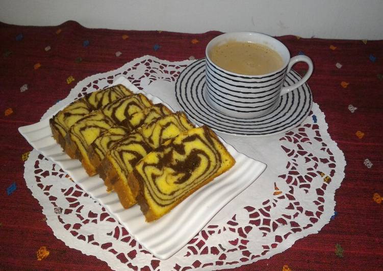 Butter marble cake (recipe by law thomas)