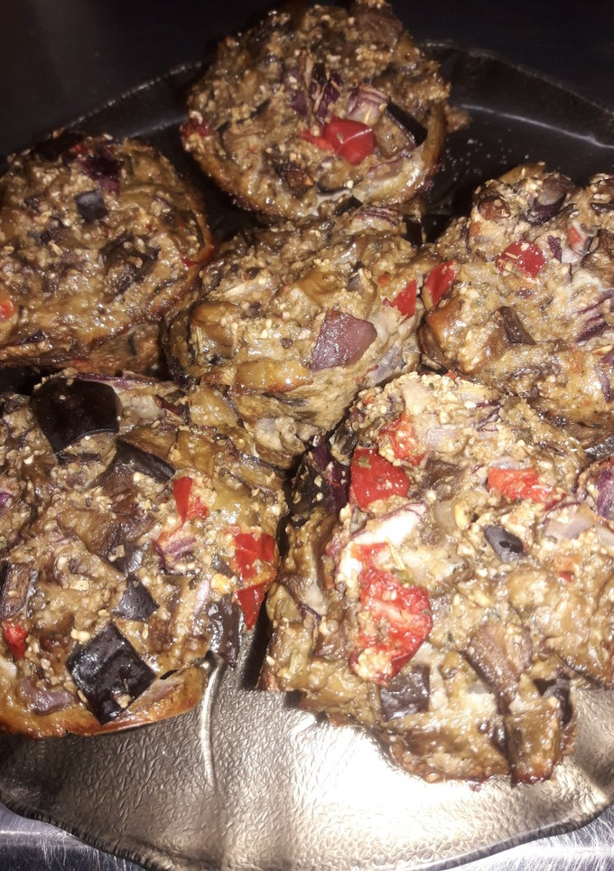 Una foto de Muffins de Berenjenas