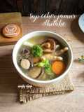 Sup ceker jamur Shitake