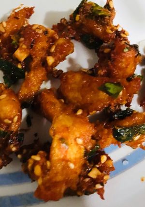 A picture of Chicken pakodi.