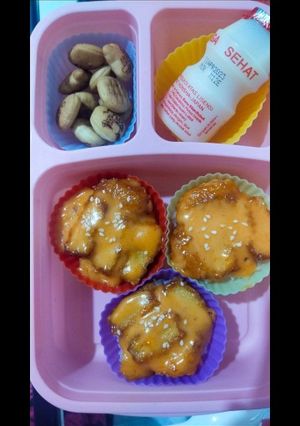 Foto resep Nasi mentai bekal anak super simple