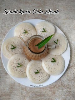 Foto resep Serabi Kinca Gula Merah