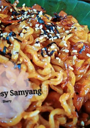 Foto resep Super Cheesy Samyang 🔥
