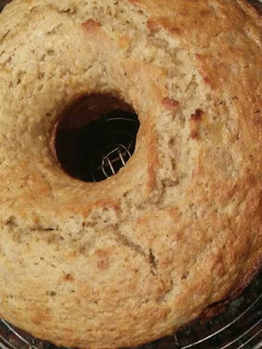 Una foto de Budín de banana y manzana con avena