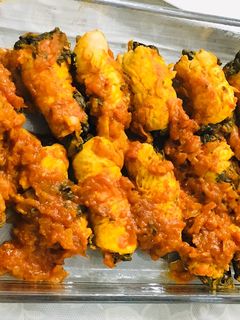 عکسی از دستور رولت مرغ و اسفناج