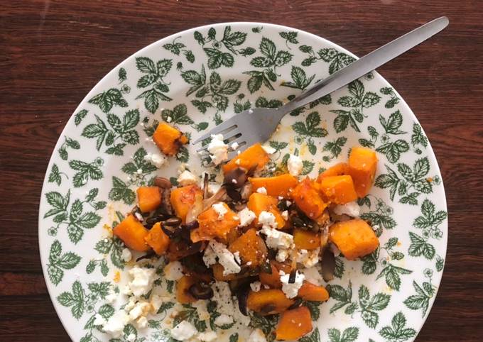 Easiest Way to Prepare Jamie Oliver Caramelised pumpkin, onion, feta