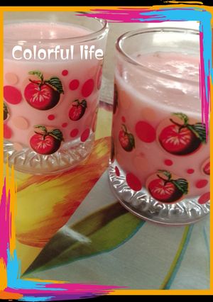 A picture of Ice cream shake.