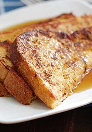 A picture of French toast.