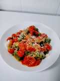 Pasta fresca casera de espinacacas