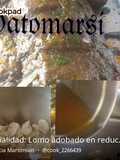 Especialidad: Lomo adobado en reducción con caldo de carne_ salsa demiglass con vino tinto