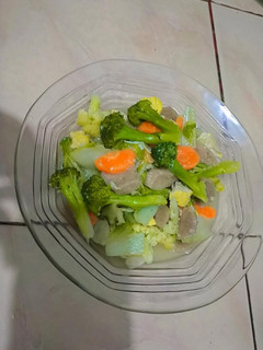 Foto resep Capcay kuah bakso