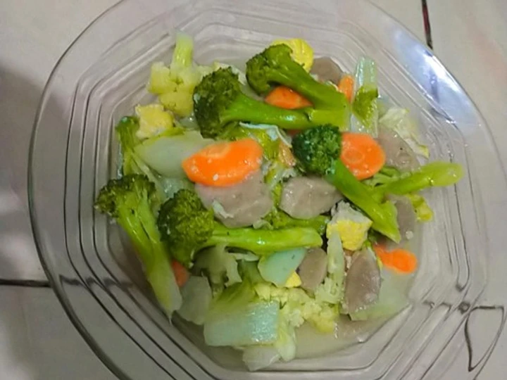 Langkah Gampang Membikin Resep Capcay kuah bakso yang  Bikin Ketagihan Anti Ribet, Mantap Sekali