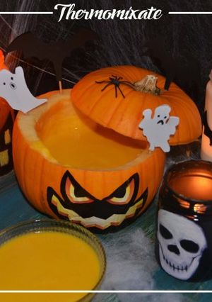 Foto principal de Sopa de calabaza. Halloween con Thermomix
