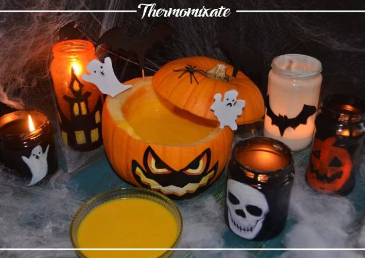 Sopa de calabaza. Halloween con Thermomix