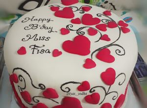 Foto resep Kue tart fondant / cake fondant