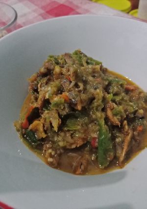 Foto resep Ikan asin cabe ijo