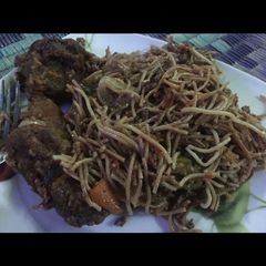 Brown spaghetti A picture of Brown spaghetti.