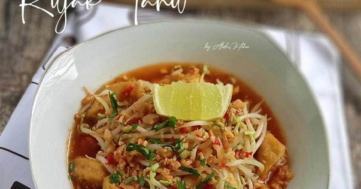 Resep Rujak Tahu Oleh Vey Alodias Kitchen Cookpad