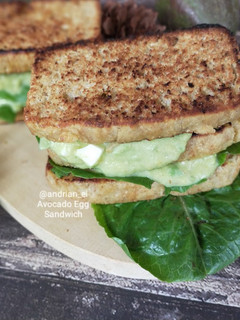 Foto resep Avocado Egg Sandwich