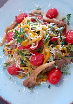 Zdjęcie przepisu Spaghetti z cukinii.