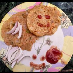 A picture of Breakfast recipe with wheat flour.