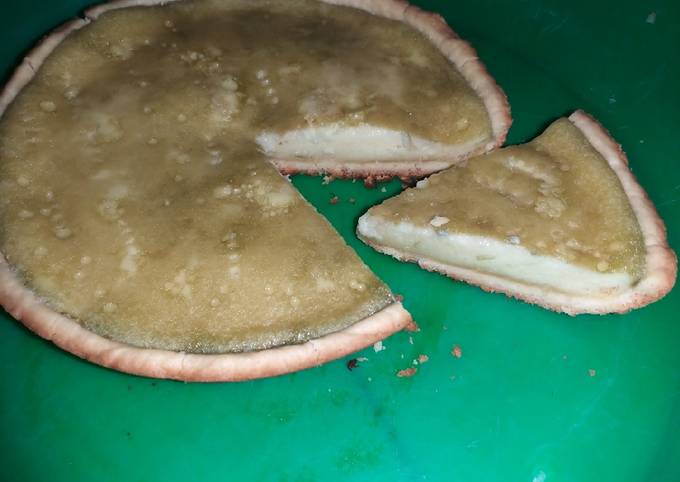 Bagaimana Menyiapkan Pie susu topping matcha Anti Gagal