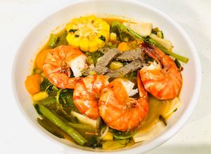 Hình của món Lẩu thái hải sản.