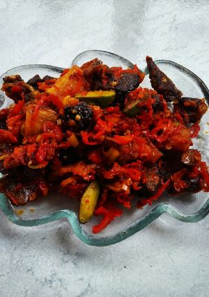 Foto resep Sambel goreng ati ampela & peté