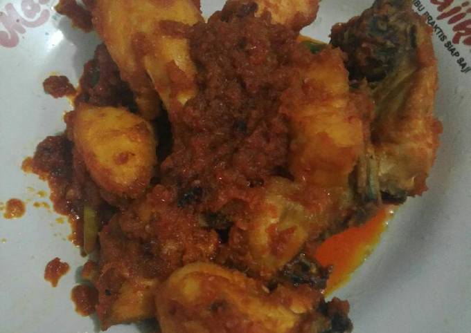 AYAM Rica Rica Merah ala Umma'Annisa