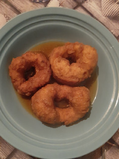 Una foto de Picarones
