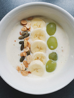 Hình của món Overnight oat.