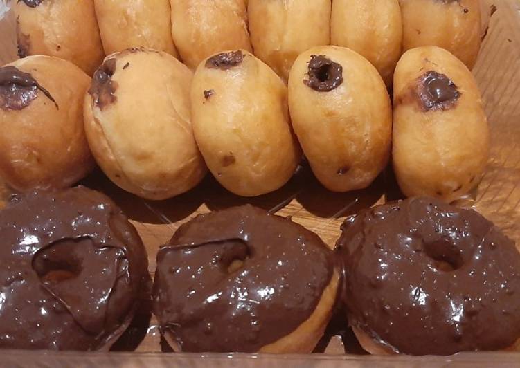 Donat Kentang Coklat