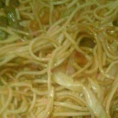 A picture of Chowmein without ajinomoto.