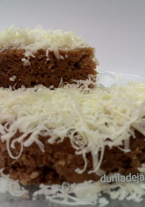 Foto resep No mixer pumpkin cheese steam cake aka labu kuning keju kukus no mixer