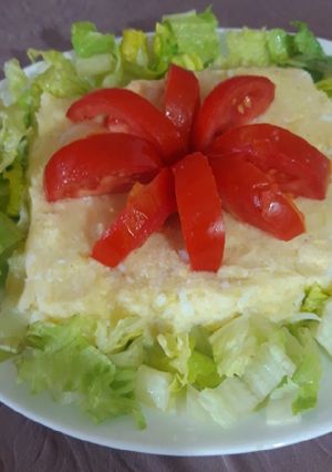 عکسی از دستور سیب زمینی و تخم مرغ آبپز