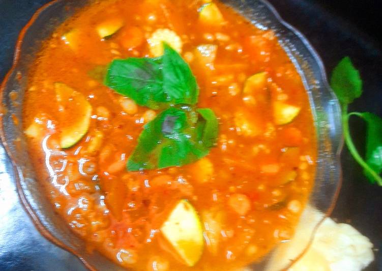 Recipe of Homemade Minestrone Soup