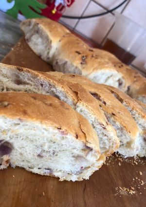 Lilahagymás Ciabatta recept fotója