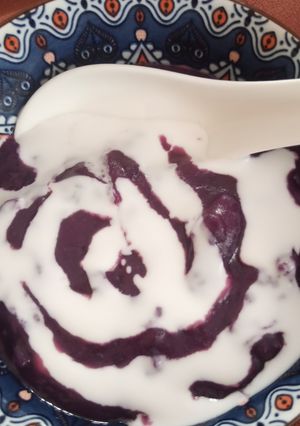 Foto resep Bubur ubi ungu