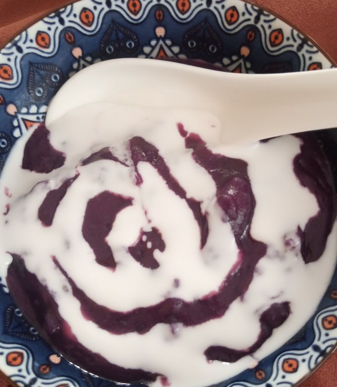 Foto resep Bubur ubi ungu