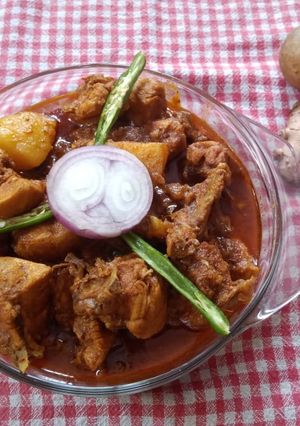 রেলওয়ে চিকেন কারি রেসিপির প্রধান ছবি