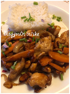 Mogyorós csirke recept fotója