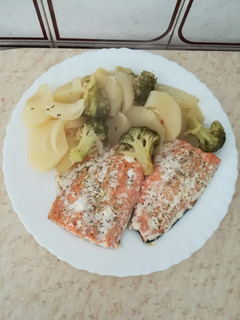 Una foto de Pescado al horno