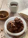 Double Chocolate Oats Cookies (Gluten Free)