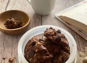 Foto resep Double Chocolate Oats Cookies (Gluten Free)