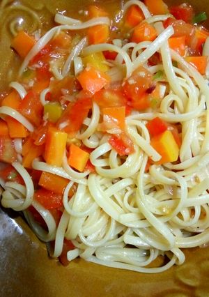 Foto resep Fettuchini saos tomat sederhana